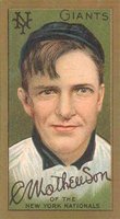 1911 Gold Borders Hindu #133 Christy Mathewson Baseball Card