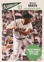 2012 Topps Heritage Baseball Flashbacks #BF-WM Willie Mays Baseball Card