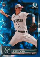 2022 Bowman Chrome Sapphire Edition #34 George Kirby Baseball Card