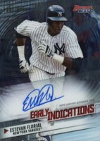 2018 Bowman's Best Early Indications Autograph #EIAEF Estevan Florial Baseball Card