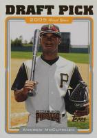 2005 Topps Updates & Highlights #UH329 Andrew McCutchen Gold Baseball Card