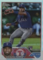 2023 Topps Chrome #36 Ezequiel Duran Refractor Baseball Card