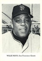 1962 Jay Publishing Photos-Type 2 # Willie Mays Portrait-Pose to Chest Baseball Card