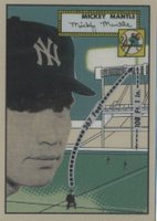 2021 Topps PROJECT70 #705 Mickey Mantle Silver Frame Artist Proof Baseball Card