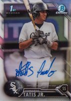 2016 Bowman Chrome Prospects Autographs #FT Fernando Tatis Jr. Refractor Baseball Card