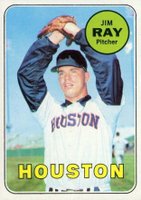 1969 Topps #257 Jim Ray Baseball Card