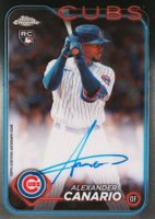 2024 Topps Chrome Rookie Autographs #RAAC Alexander Canario Baseball Card