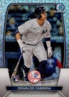 2023 Bowman Mega Box Chrome #32 Oswaldo Cabrera Baseball Card