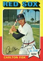1975 Topps #80 Carlton Fisk All-Star Baseball Card