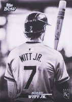 2024 Topps Black and White #23SP Bobby Witt Jr. Variation-SP Baseball Card