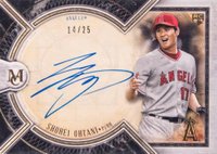 2018 Topps Museum Collection Archival Autographs #SO Shohei Ohtani Gold Baseball Card