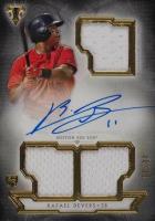 2018 Topps Triple Threads Rookies & Future Phenoms Autograph Relics #RD Rafael Devers Onyx Baseball Card