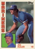 1984 Topps Tiffany #461 Jim Maler Baseball Card