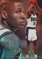 1996 Flair Showcase #35 Ray Allen Row 2 Basketball Card