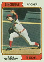 1974 Topps #59 Ross Grimsley Baseball Card