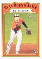 2021 Topps Heritage #186 Ryan Mountcastle In Action Baseball Card