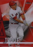 2017 Finest  #1 Mike Trout Red Refractor Baseball Card