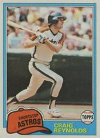 1981 Topps #617 Craig Reynolds Baseball Card