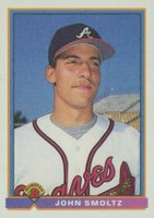 1991 Bowman #580 John Smoltz Baseball Card