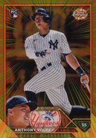 2023 Topps Chrome Radiating Rookies #RR18 Anthony Volpe Baseball Card