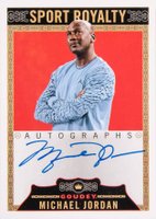 2018 Goodwin Champions Goudey Sport Royalty Autographs #SRAMJ Michael Jordan Basketball Card