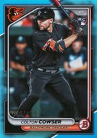 2024 Bowman #31 Colton Cowser Sky Blue Baseball Card