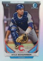 2014 Bowman Draft Picks #CDP2 Kyle Schwarber Chrome-Refractor Baseball Card