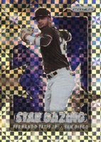 2020 Panini Prizm Star Gazing #SG4 Fernando Tatis Jr. Power Plaid Baseball Card