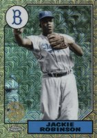 2022 Topps Silver Pack 1987 Chrome Promo #T87C62 Jackie Robinson Baseball Card