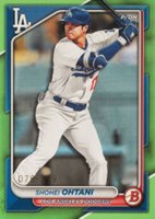 2024 Bowman #33 Shohei Ohtani Neon Green Baseball Card