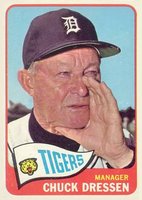 1965 Topps #538 Chuck Dressen Baseball Card