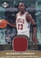 2004 Upper Deck Game Jersey #PNUMJ Michael Jordan Patch Numbers Basketball Card