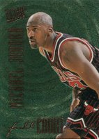 1996 Ultra Full Court Trap #1 Michael Jordan Gold Basketball Card
