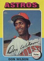 1975 Topps #455 Don Wilson Baseball Card
