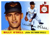 1955 Topps #57 Billy O'Dell Baseball Card