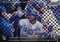 2022 Topps Stadium Club Chrome #2 Bobby Witt Jr. X-Fractor Baseball Card
