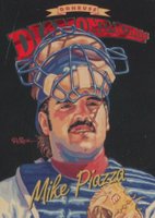 1994 Donruss Diamond Kings #DK-15 Mike Piazza Baseball Card