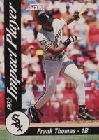 1992 Score Impact Players #43 Frank Thomas Baseball Card
