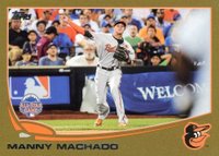 2013 Topps Update #US216 Manny Machado Gold Baseball Card