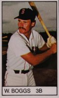 1983 All-Star Game Program Inserts-Hand Cut # Wade Boggs Baseball Card