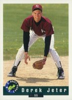 1992 Classic Draft Picks  #6 Derek Jeter Baseball Card