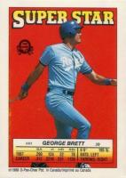 1988 O-Pee-Chee Stickers #41/76 George Brett/Tim Raines Baseball Card