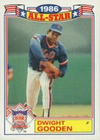 1987 Topps All-Star Glossy Set of 22 #10 Dwight Gooden Baseball Card