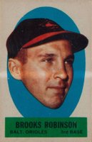 1963 Topps Peel-Offs # Brooks Robinson Blank Back Baseball Card