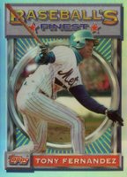 1993 Finest #36 Tony Fernandez Refractor Baseball Card
