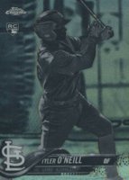 2018 Topps Chrome #35 Tyler O'Neill Negative Refractor Baseball Card