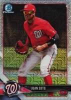 2018 Bowman Mega Box Chrome #BCP52 Juan Soto Baseball Card