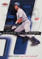 2002 Fleer Genuine Names of the Game #NG10 Derek Jeter Baseball Card