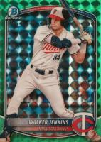2025 Bowman Chrome Prospects #BCP1 Walker Jenkins Green Geometric Baseball Card