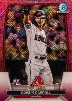 2023 Bowman Mega Box Chrome #73 Corbin Carroll Pink Baseball Card